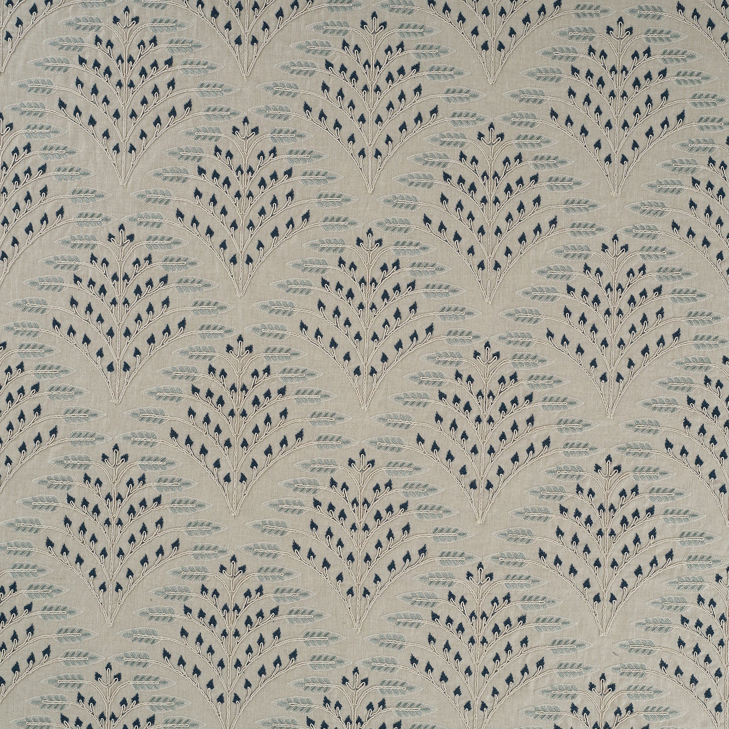 Ink - Ashbee Fabric James Hare 100% Linen