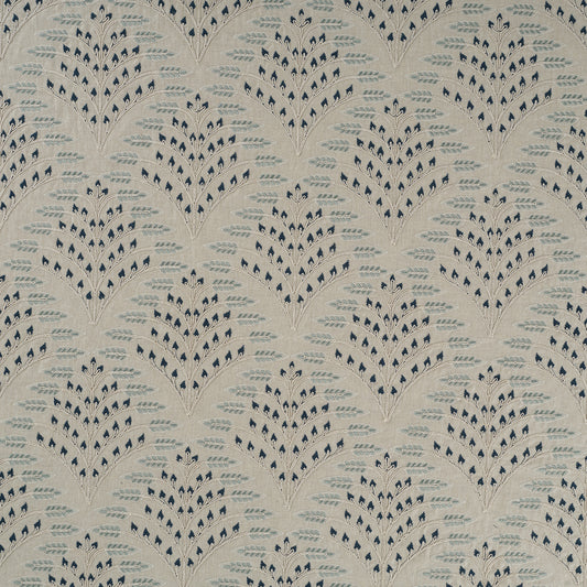 Ink - Ashbee Fabric James Hare 100% Linen