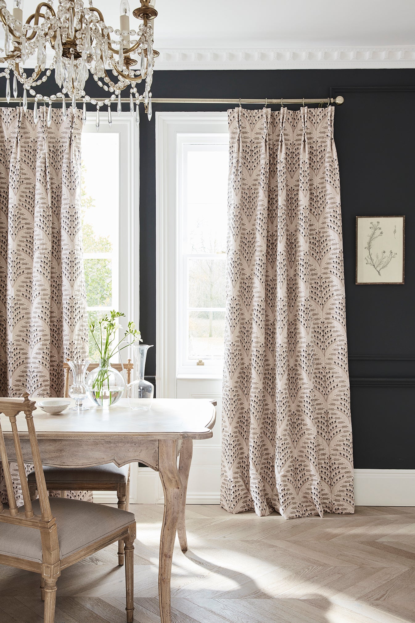Natural - Ashbee Fabric James Hare 100% Linen curtains