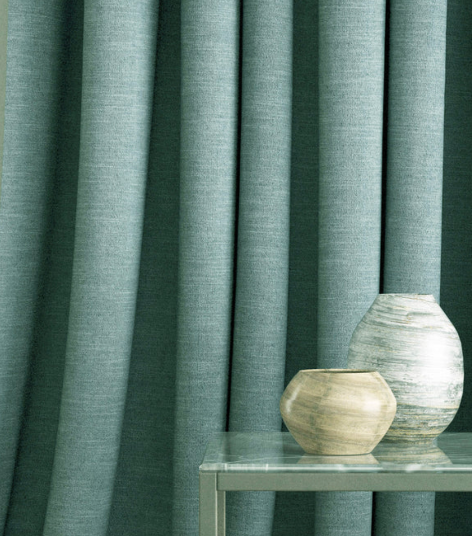 Azure - Luna by Linwood - Fabric, Curtains, Roman Blinds drape