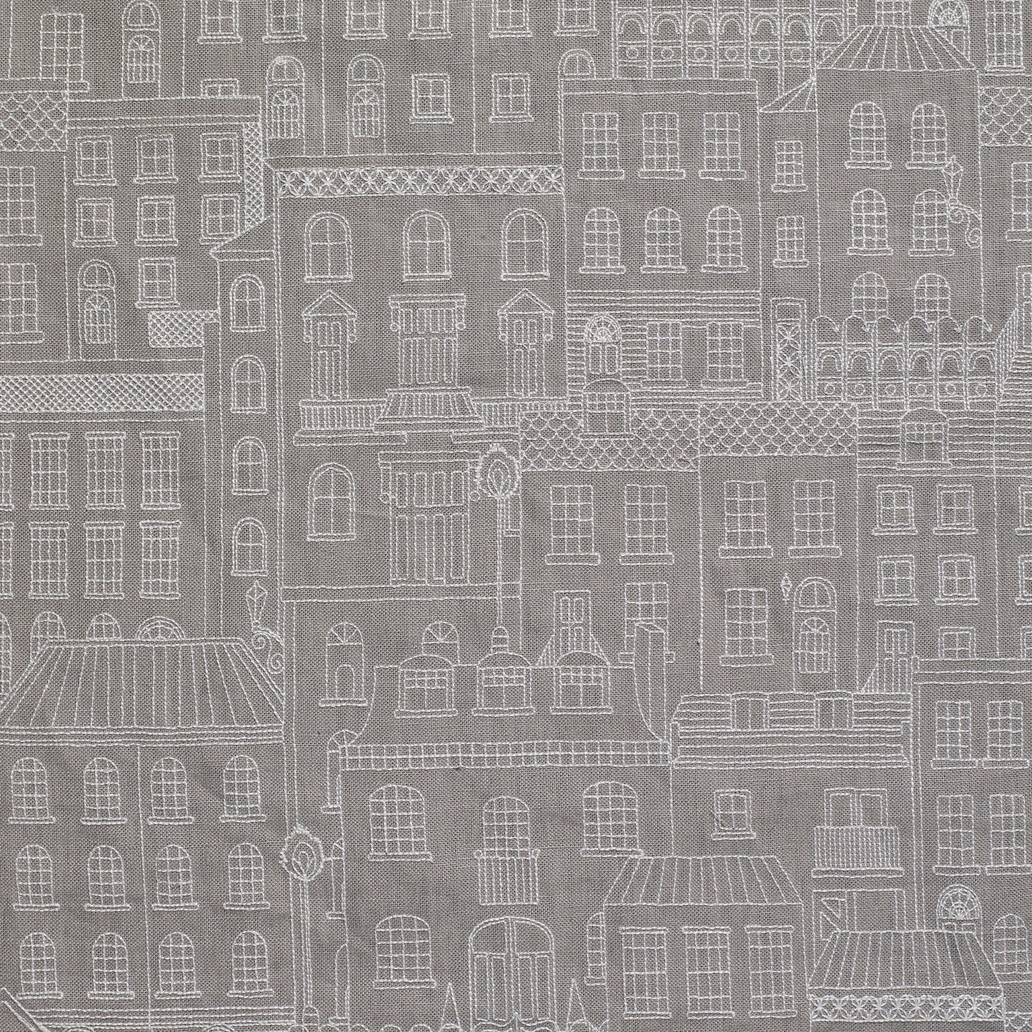 Grey - Berkeley Square Fabric James Hare 100% Linen