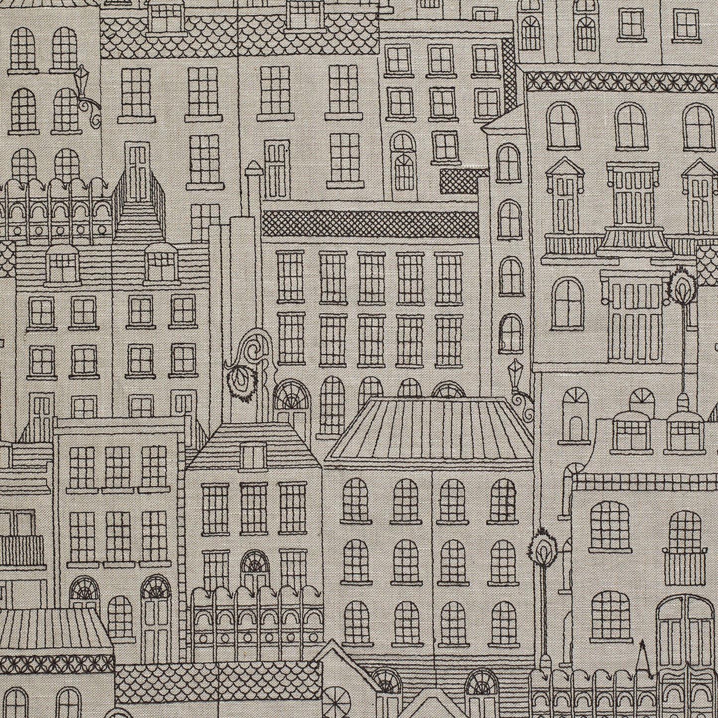 Natural - Berkeley Square Fabric James Hare 100% Linen