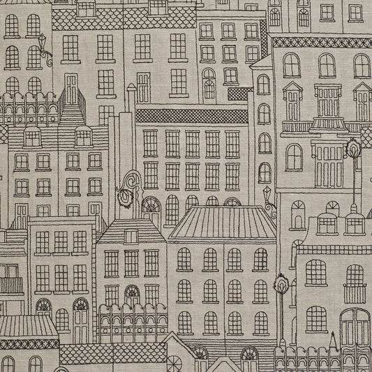 Natural - Berkeley Square Fabric James Hare 100% Linen