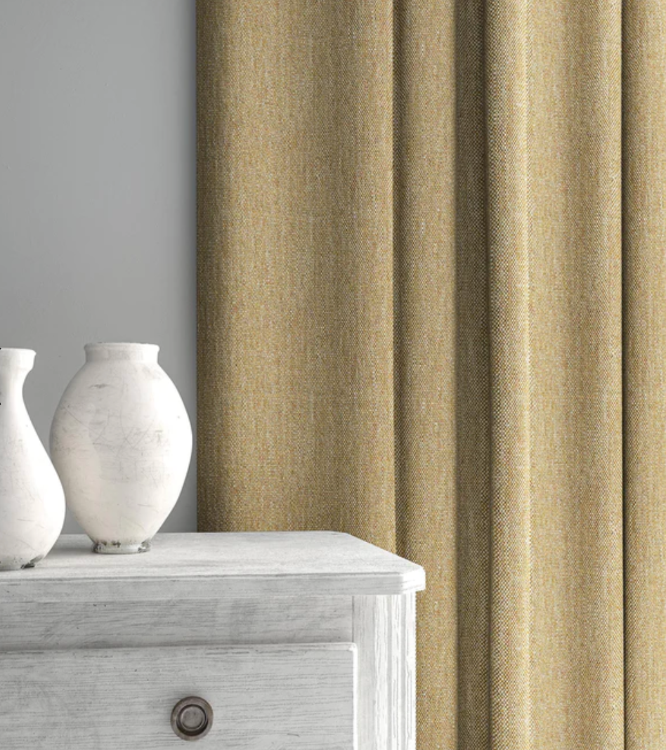 Blonde - Orta by Linwood - Fabric, Curtains, Roman Blinds drape