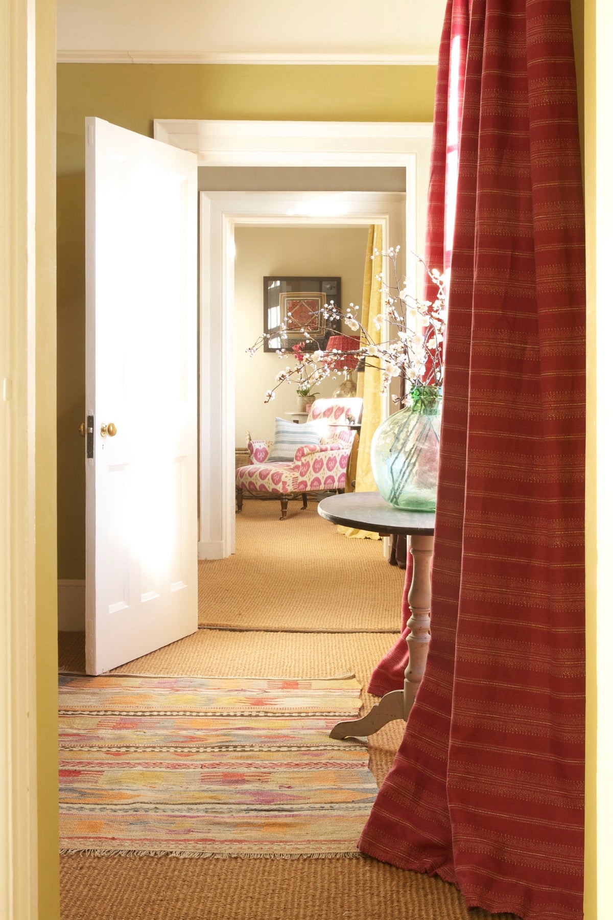 Kate Forman Camille Dark Pink Made to Measure Roman Blinds – image 3