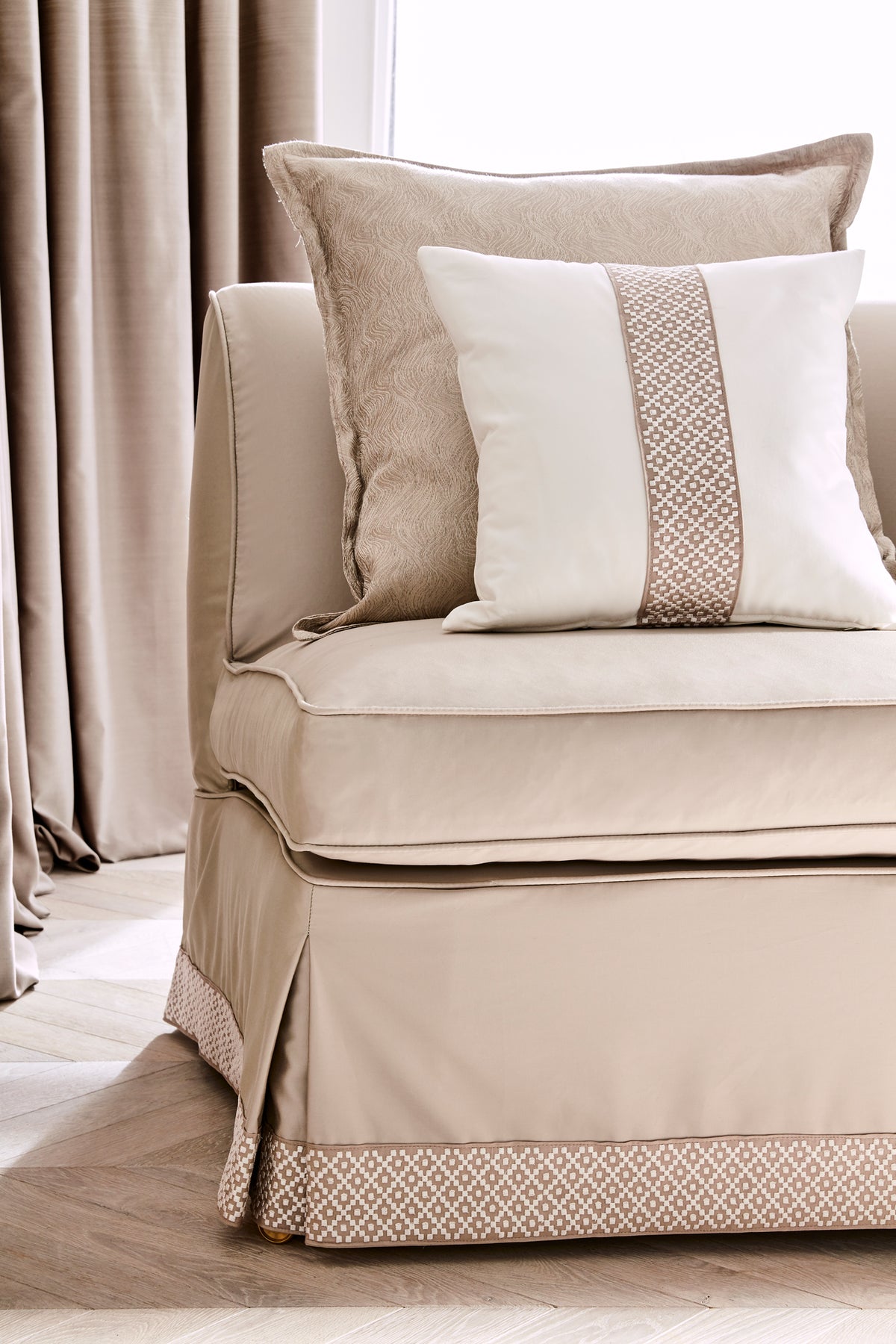 James Hare Chelsea Chamois Made to Measure Curtains