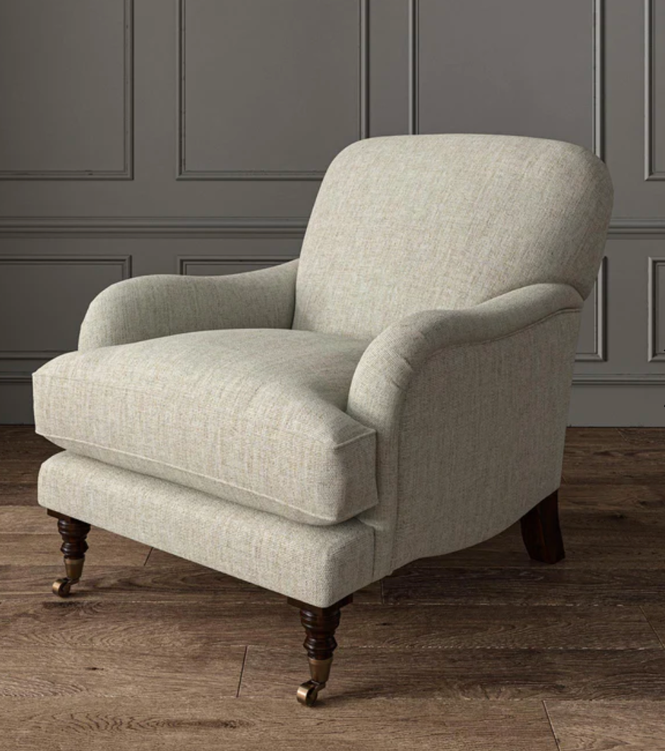 Chalk - Orta by Linwood - Fabric, Curtains, Roman Blinds chair
