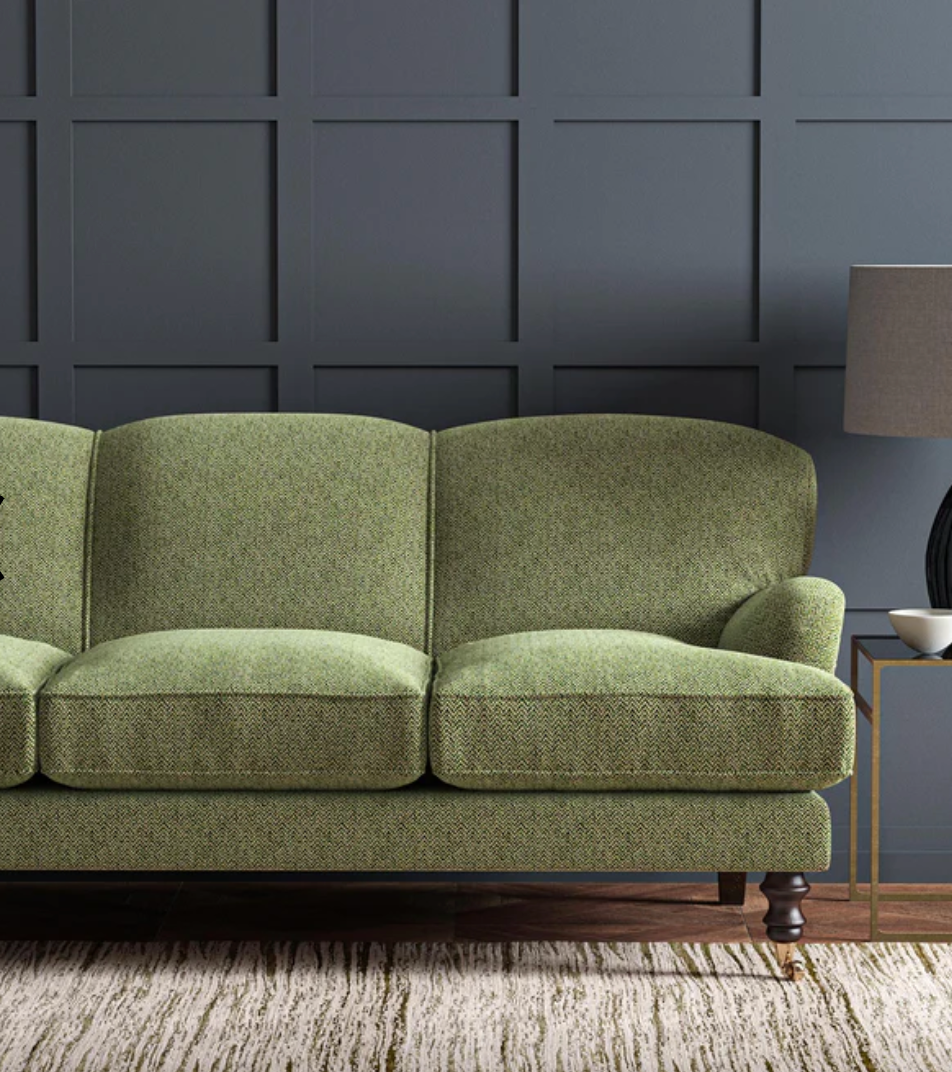 Forest - Chicane by Linwood - Fabric, Curtains, Roman Blinds sofa