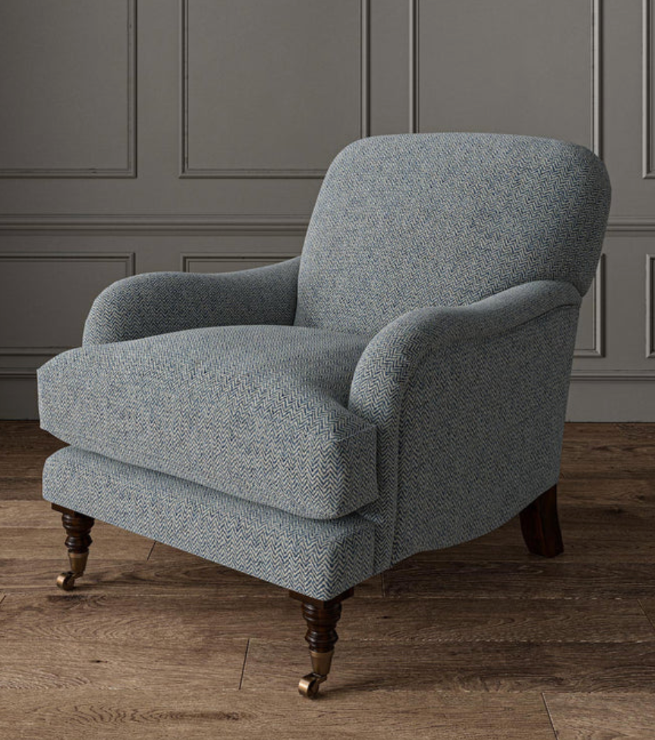 Lapis - Chicane by Linwood - Fabric, Curtains, Roman Blinds chair