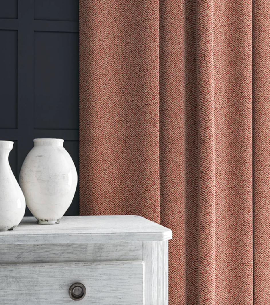 Raspberry - Chicane by Linwood - Fabric, Curtains, Roman Blinds curtains living room