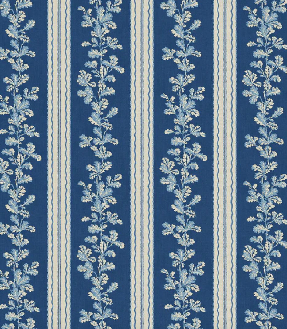 Classic Blue - Hester Fabric Linwood 100% Linen