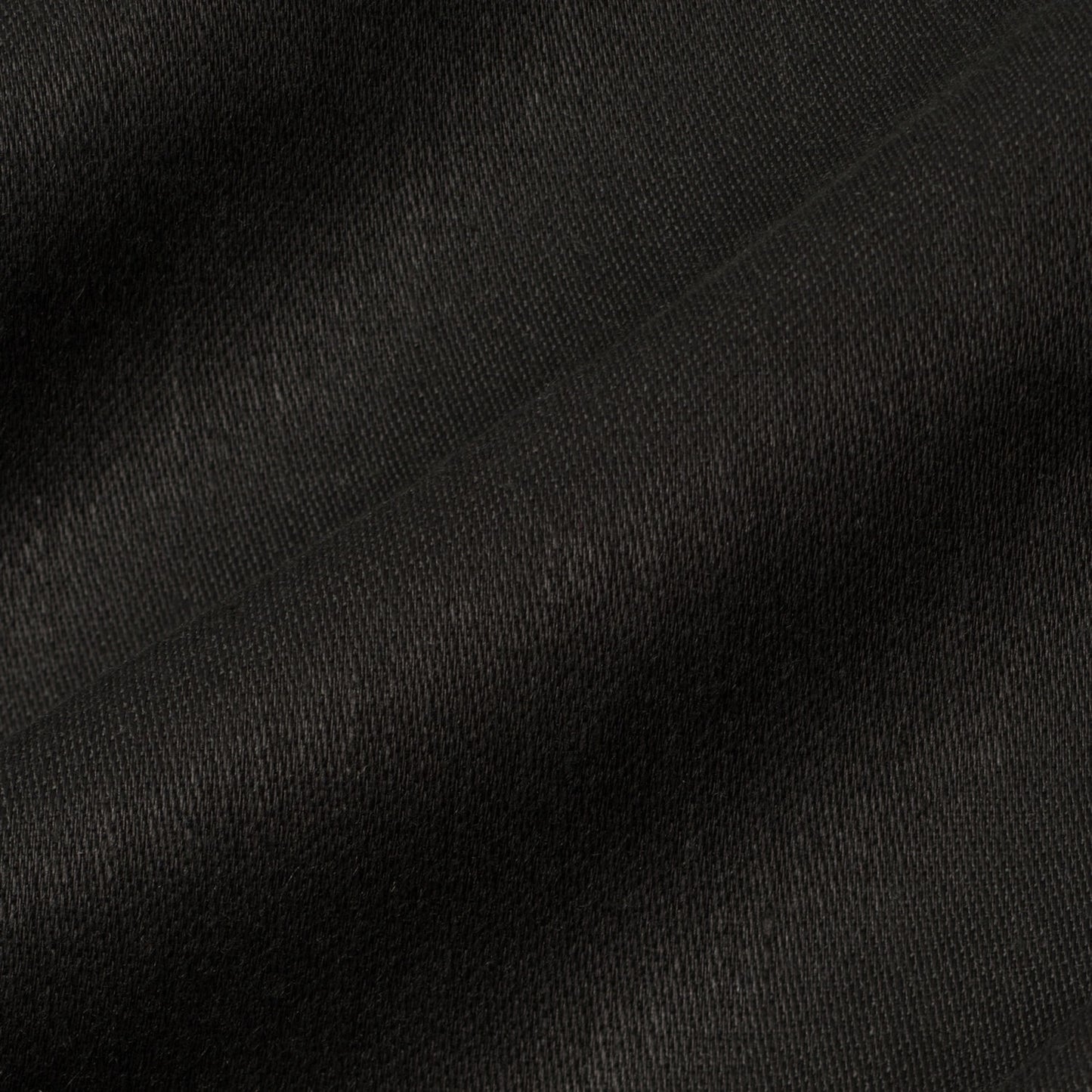 Cooshy Coal Satin Linen 100% Linen Fabric