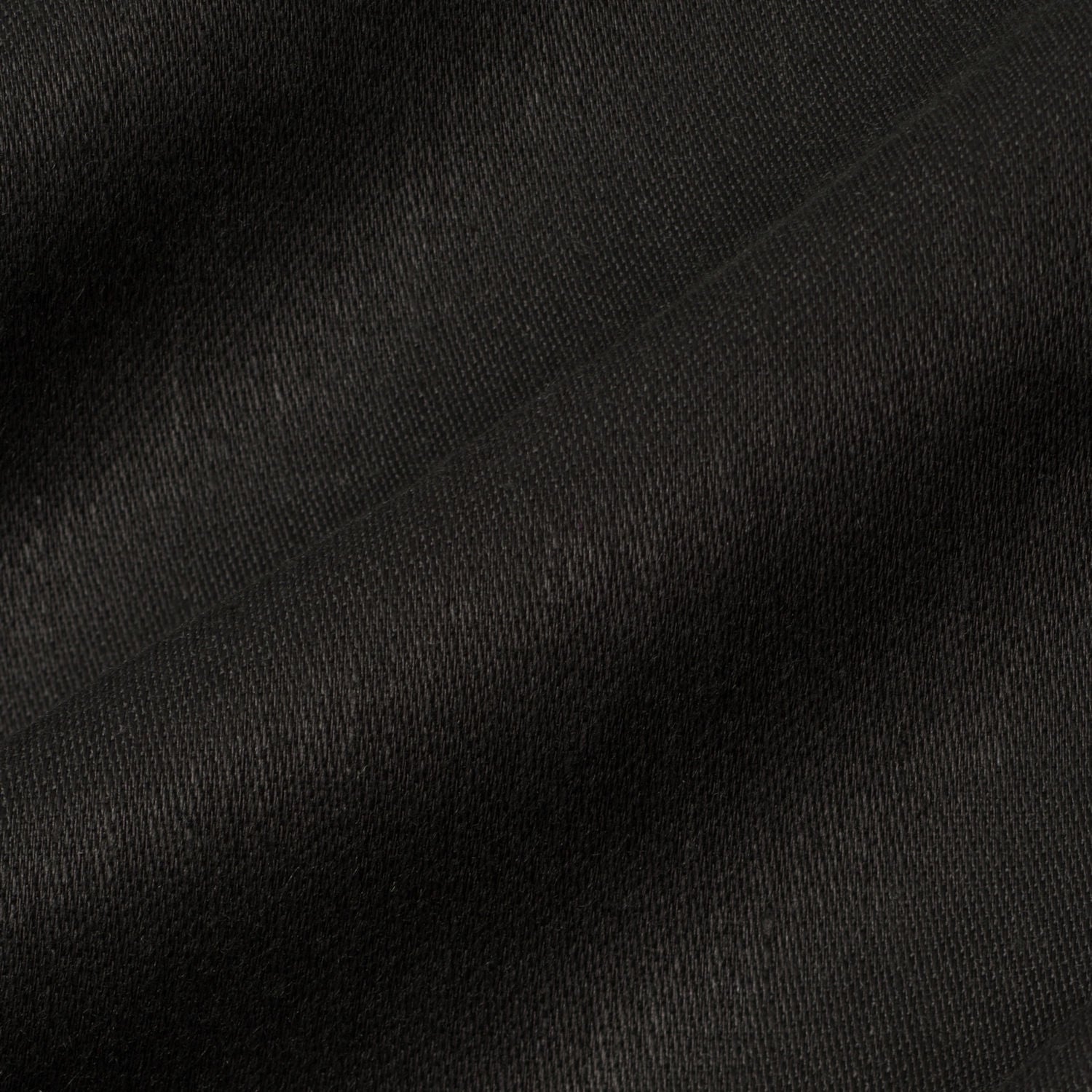 Cooshy Coal Satin Linen 100% Linen Fabric