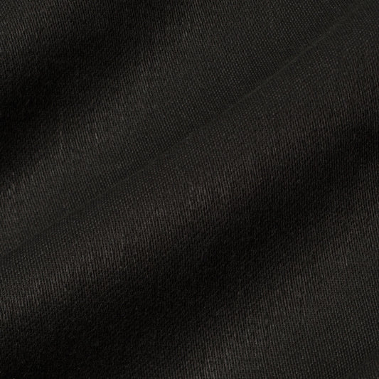 Cooshy Coal Satin Linen 100% Linen Fabric