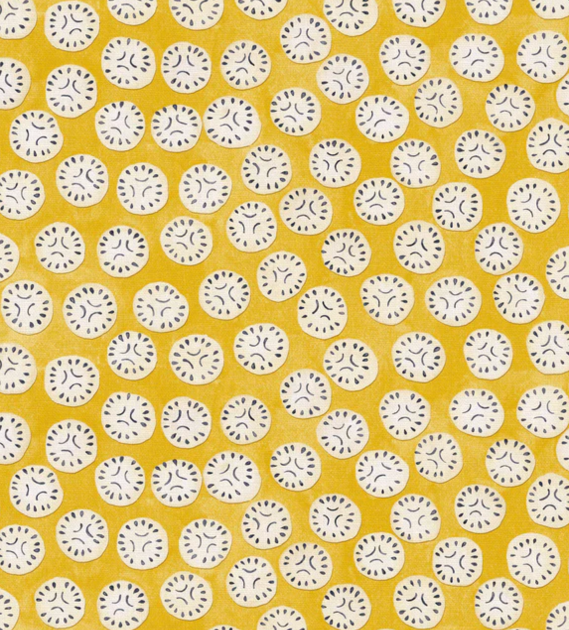 Cooshy Citrus Bibi Linen 100% Linen Fabric