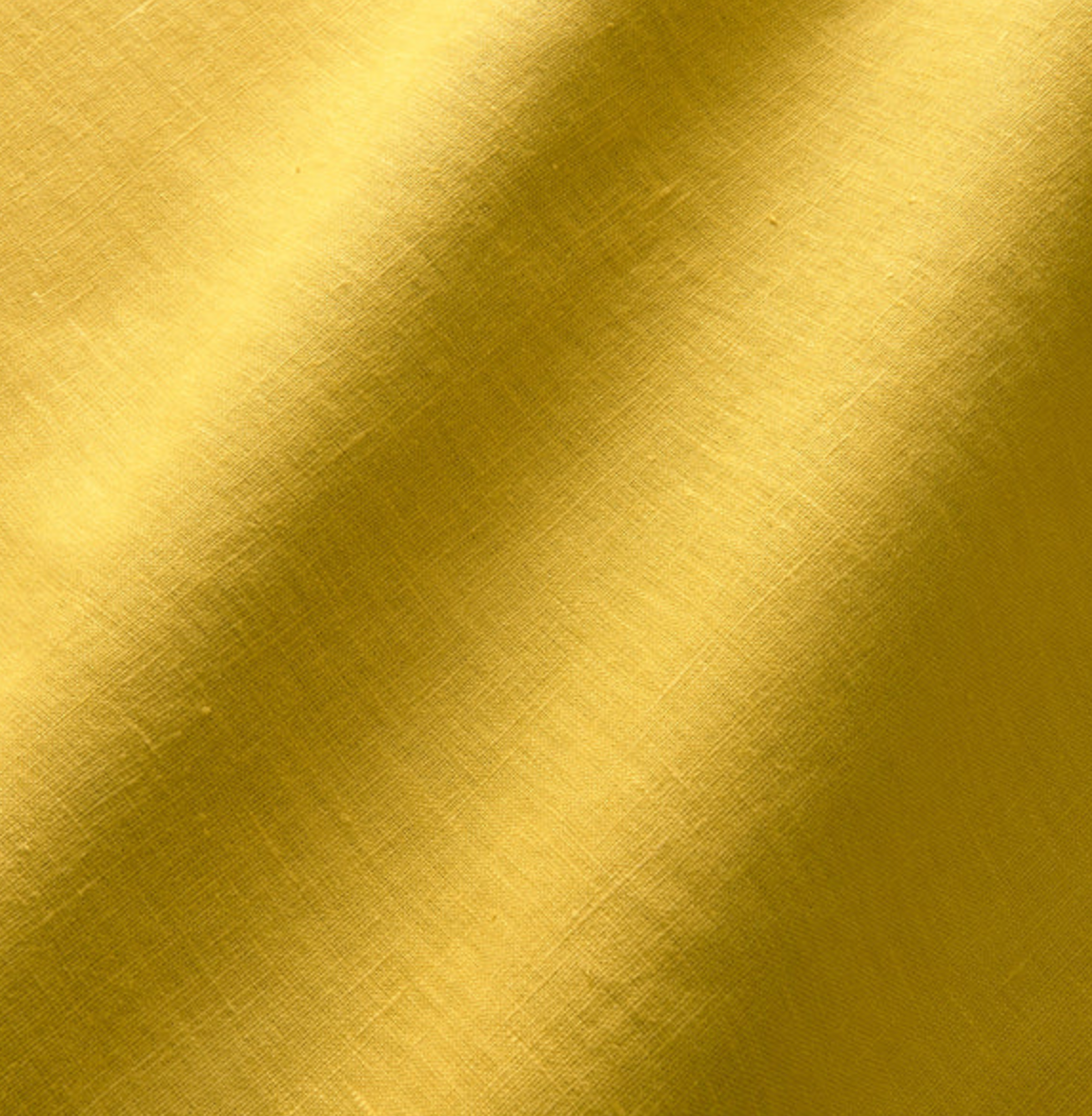Cooshy Canary Yellow 100% Linen House Fabric
