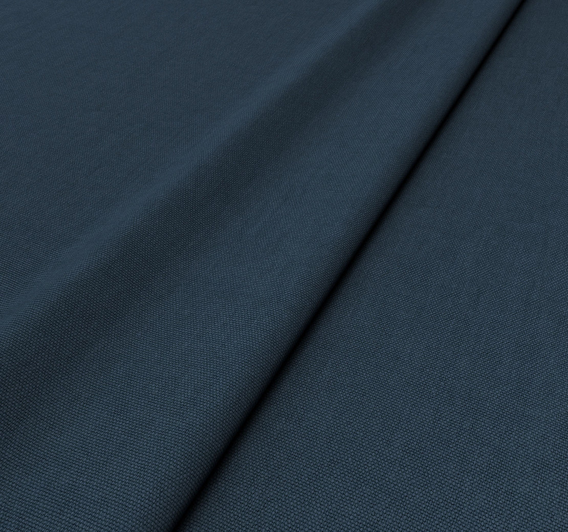 Cooshy fold indigo Linen Softie 100% Linen Fabric