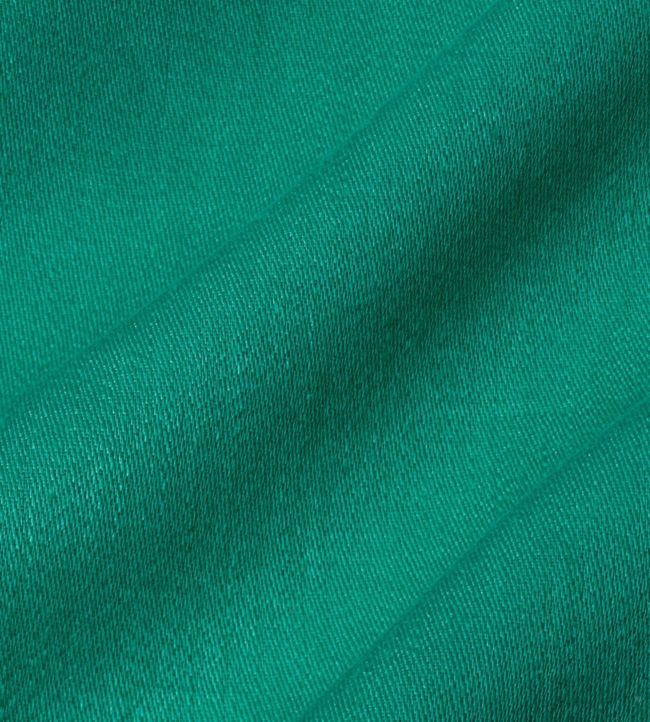 Cooshy Mykonos Green Satin Linen 100% Linen Fabric