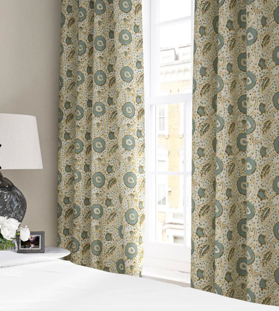 Cove - Rubia Fabric Linwood 100% Linen curtains