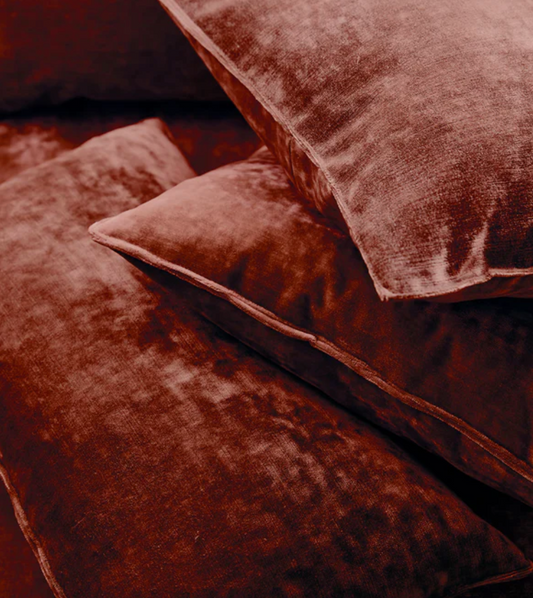 Currant  - Cosmos Velvet by Linwood - Fabric, Curtains, Roman Blinds