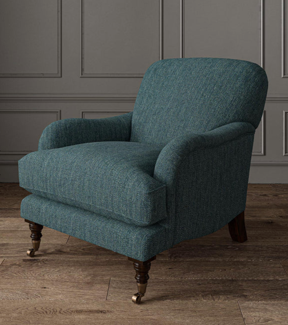 Denim - Orta by Linwood - Fabric, Curtains, Roman Blinds chair