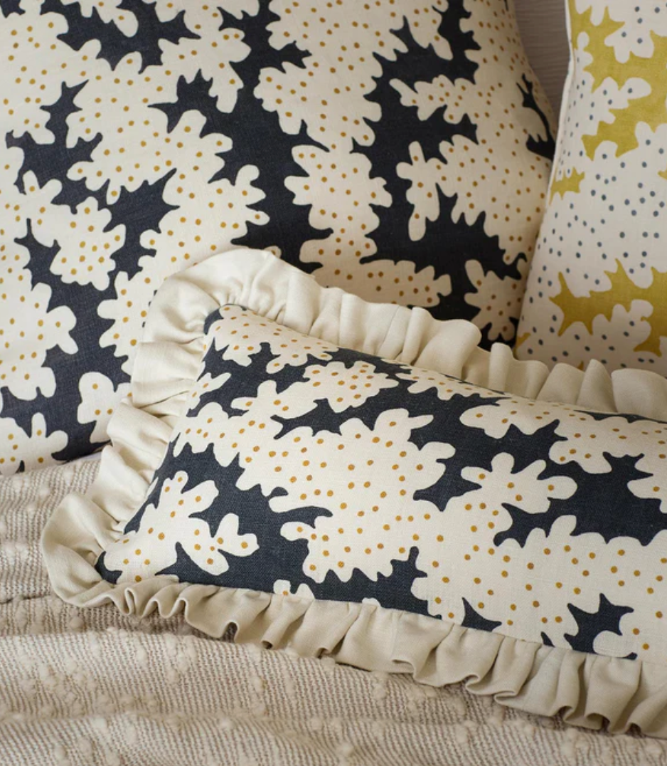 Dominoes - Big Top Fabric Linwood 100% Linen cushion