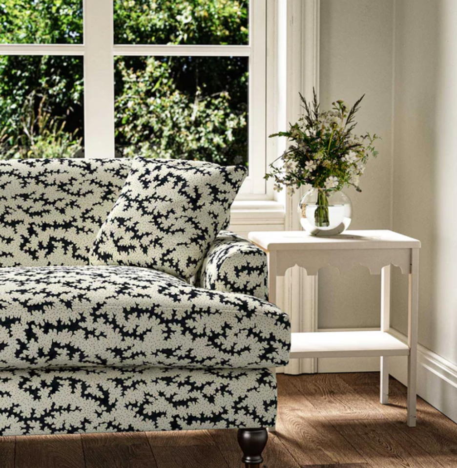 Dominoes - Big Top Fabric Linwood 100% Linen sofa