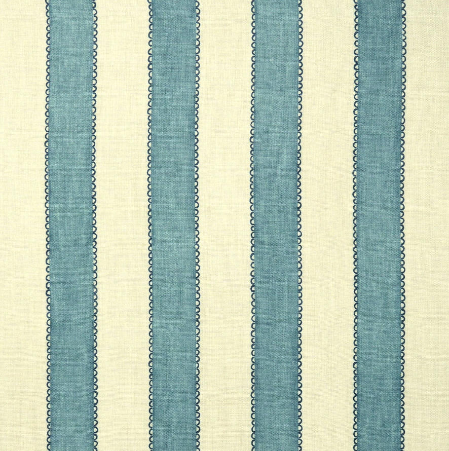 Double Denim - Lola Stripe by Linwood - Curtains & Roman Blinds