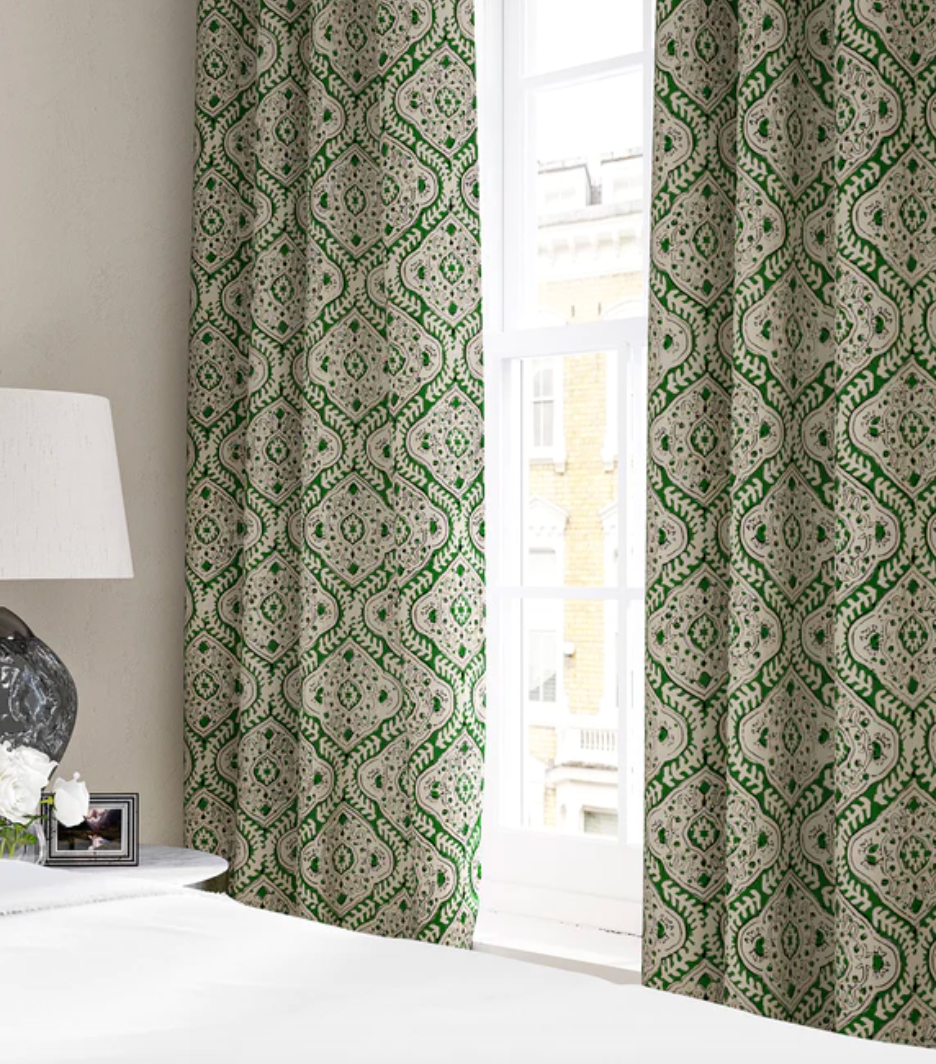 Emerald - Kala Fabric Linwood 100% Linen curtains