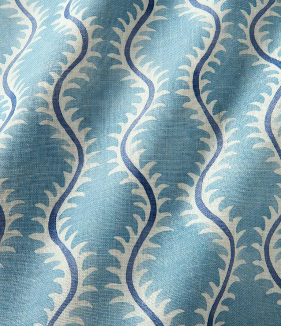 Fountains - Helter Skelter Fabric Linwood 100% Linen