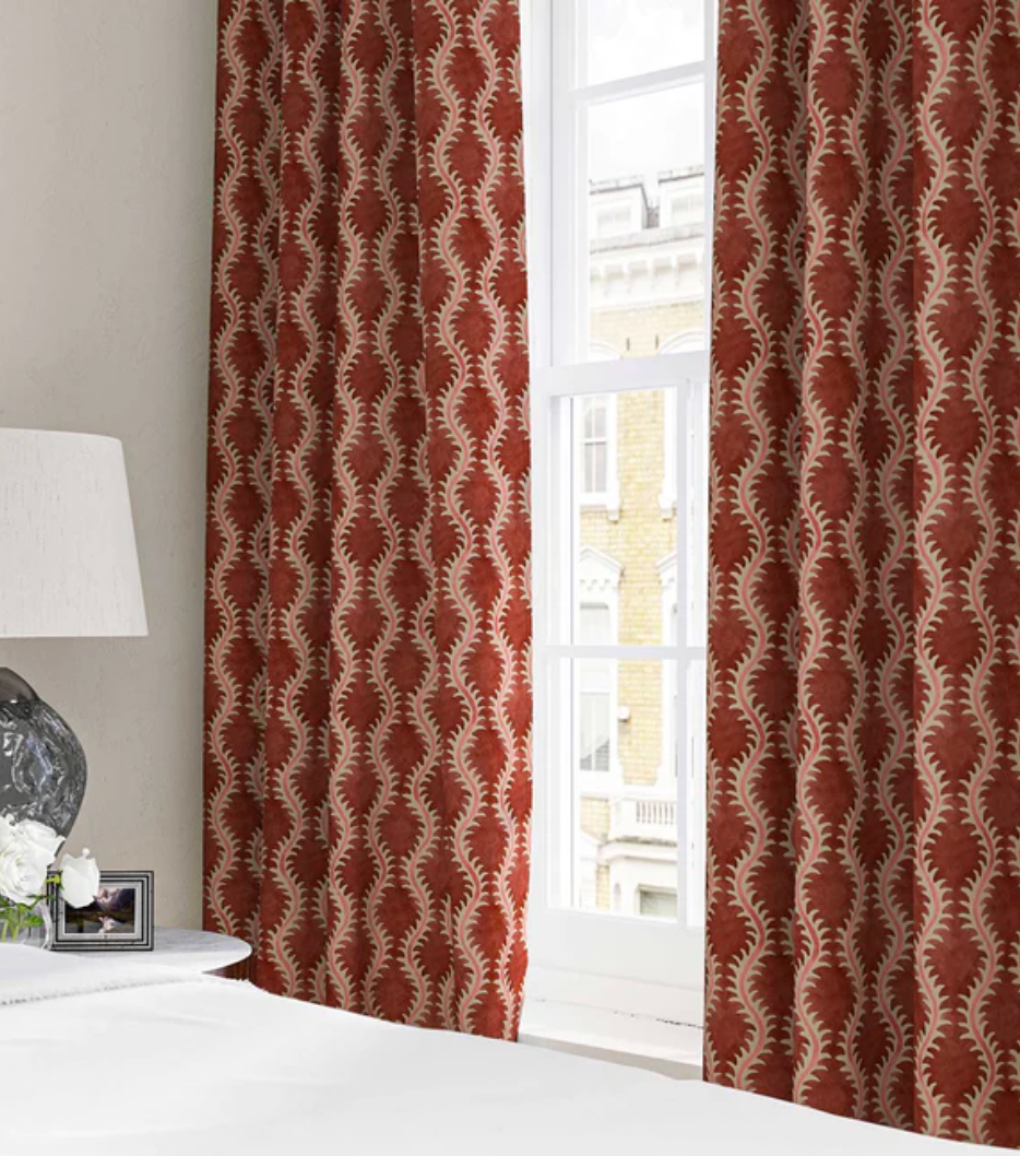 Valley - Helter Skelter Fabric Linwood 100% Linen curtains