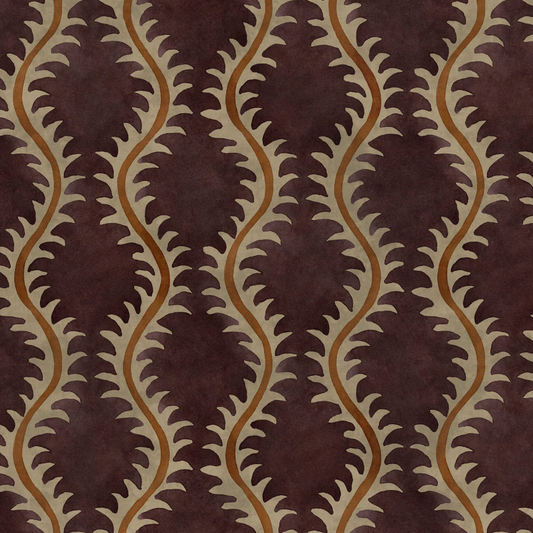 Grape - Helter Skelter Velvet by Linwood