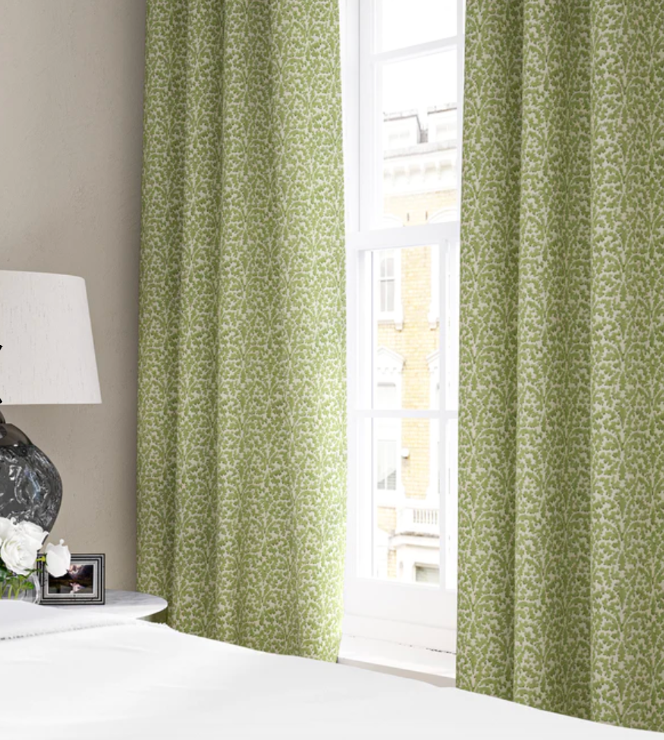 Grape - Bagatelle Fabric Linwood 100% Linen curtain