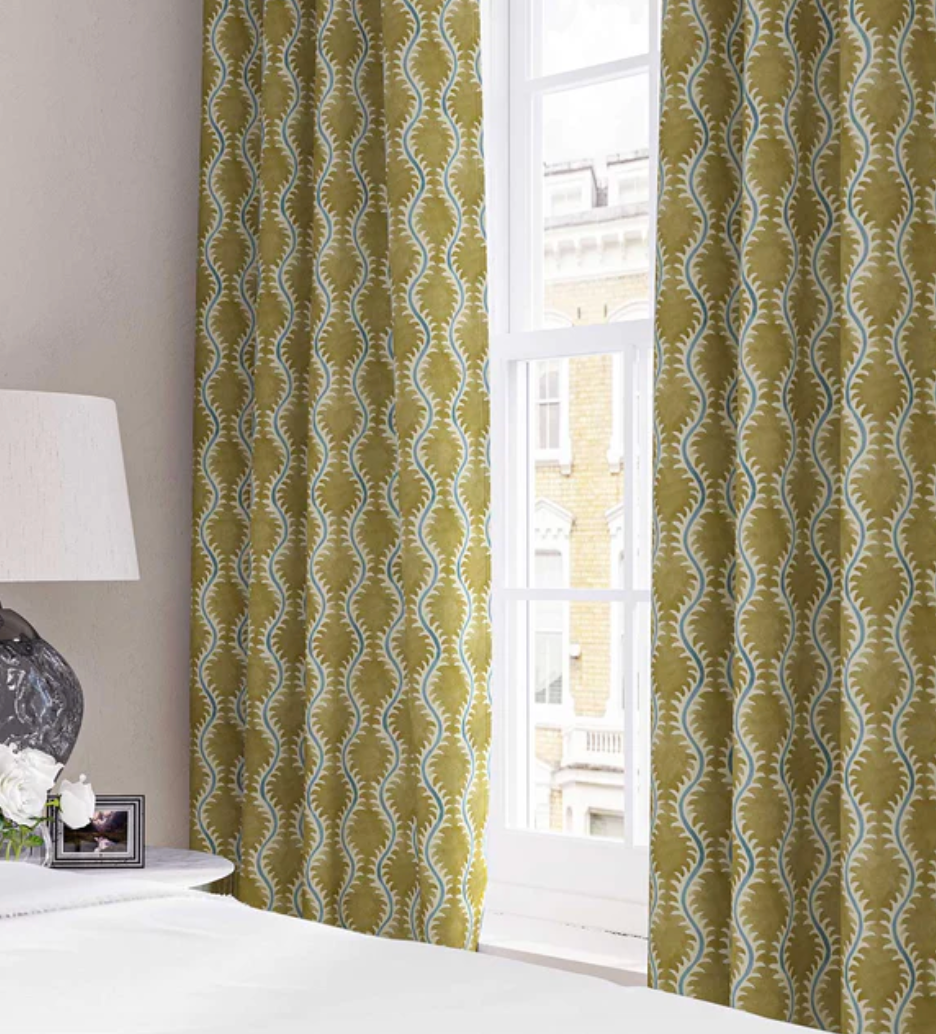 Valley - Helter Skelter Fabric Linwood 100% Linen curtains