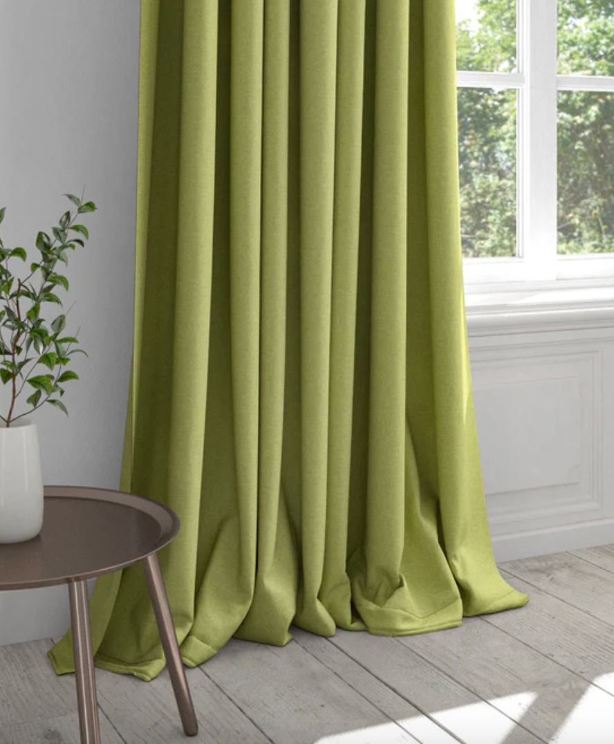 Cooshy Lime Green Luxe Cotton 100% Cotton Fabric
