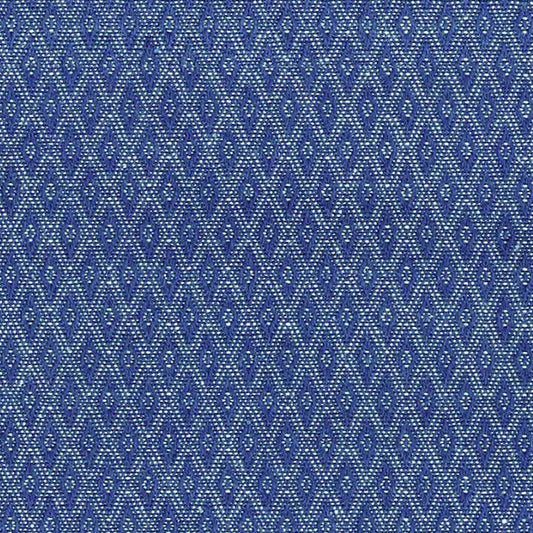 Cobalt - Whitby Fabric Ian Mankin 100% Cotton
