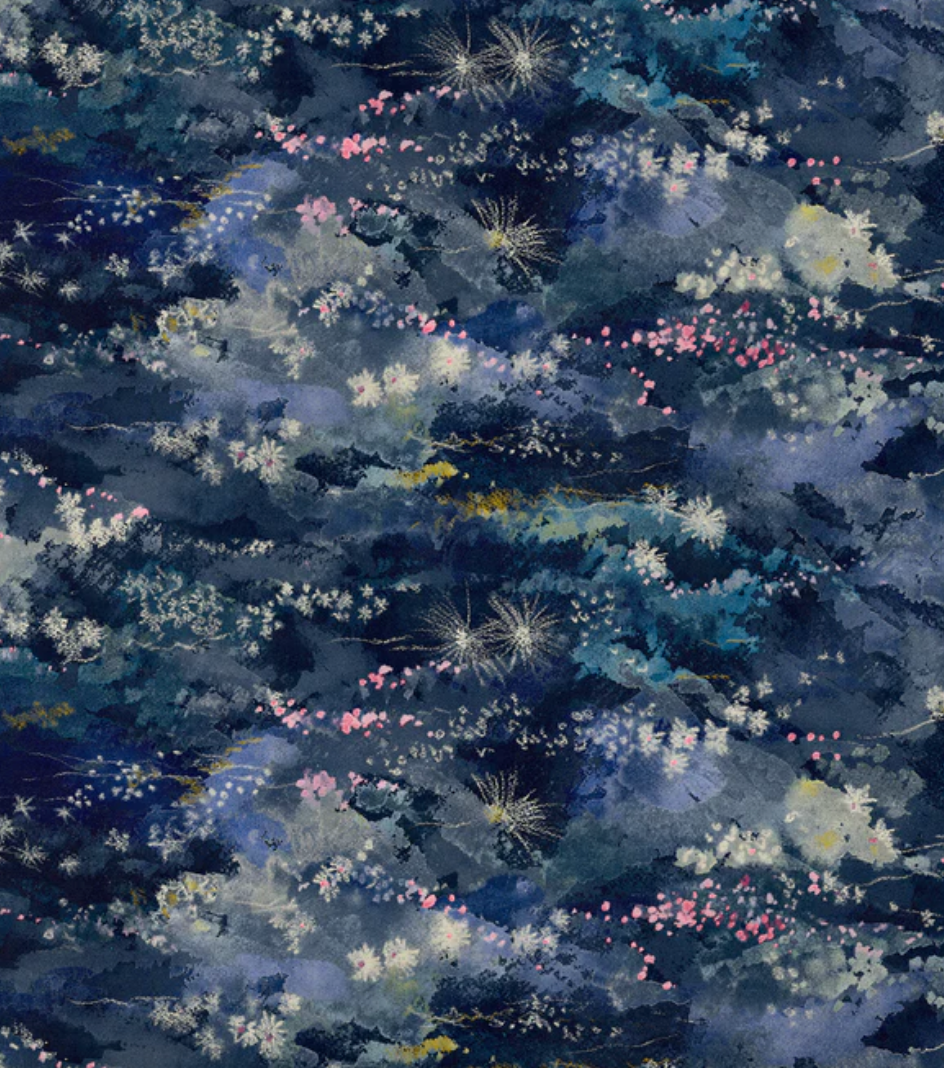 Intergalactic - Wonderland Velvet by Linwood - Fabric, Curtains, Roman Blinds