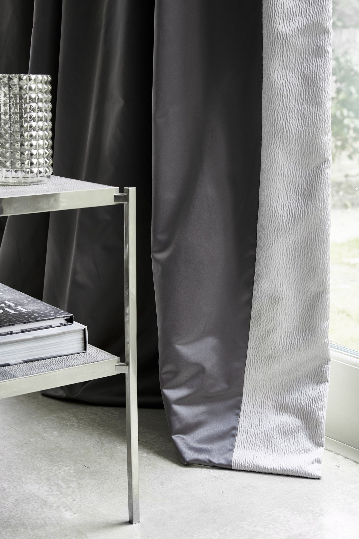 James Hare Reflection Stucco Made to Measure Roman Blinds