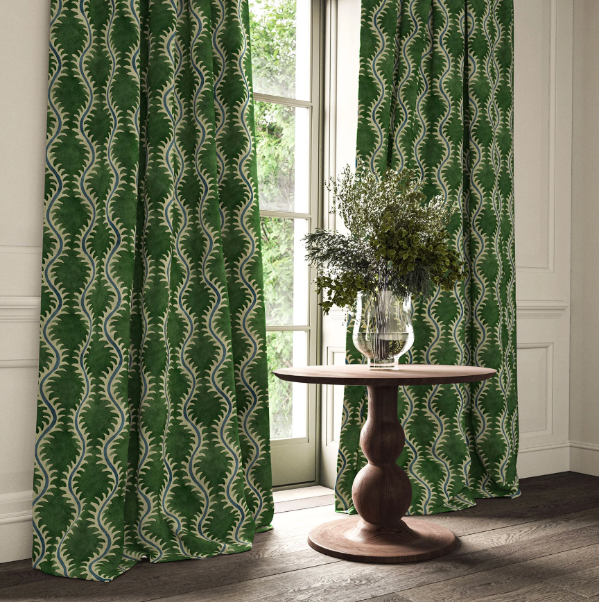 Jewel - Helter Skelter Velvet by Linwood - Curtains