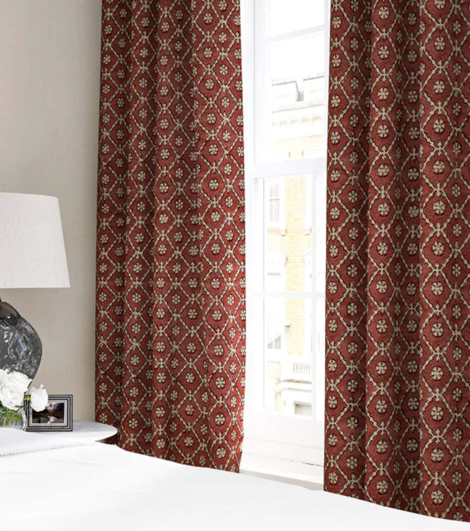 Rose - Khivi Fabric Linwood 100% Linen curtain