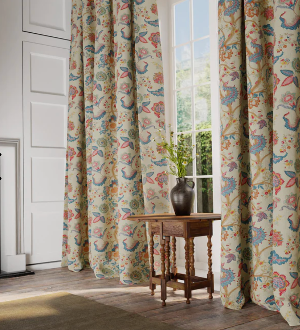 Indian Summer - Kitty Fabric Linwood 100% Linen curtains