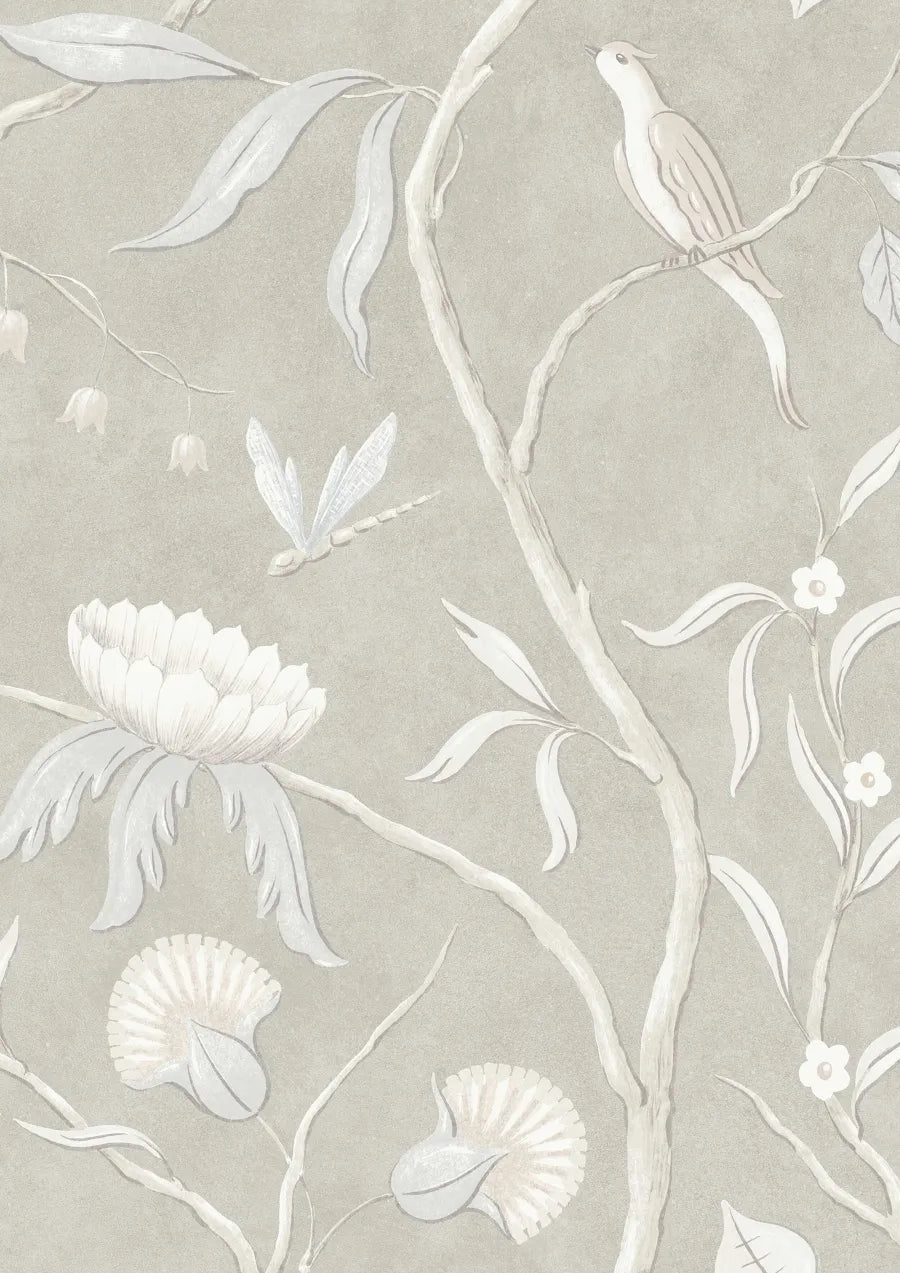 Lewis & Wood Adam's Eden Pumice Made to Measure Roman Blinds – close-up
