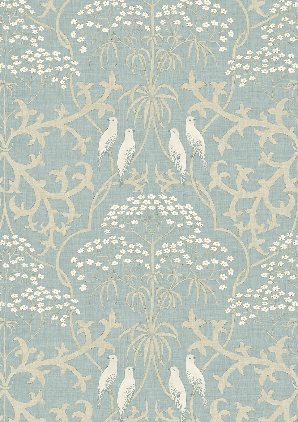 Lewis & Wood Bella Camomile Made to Measure Roman Blinds – close-up
