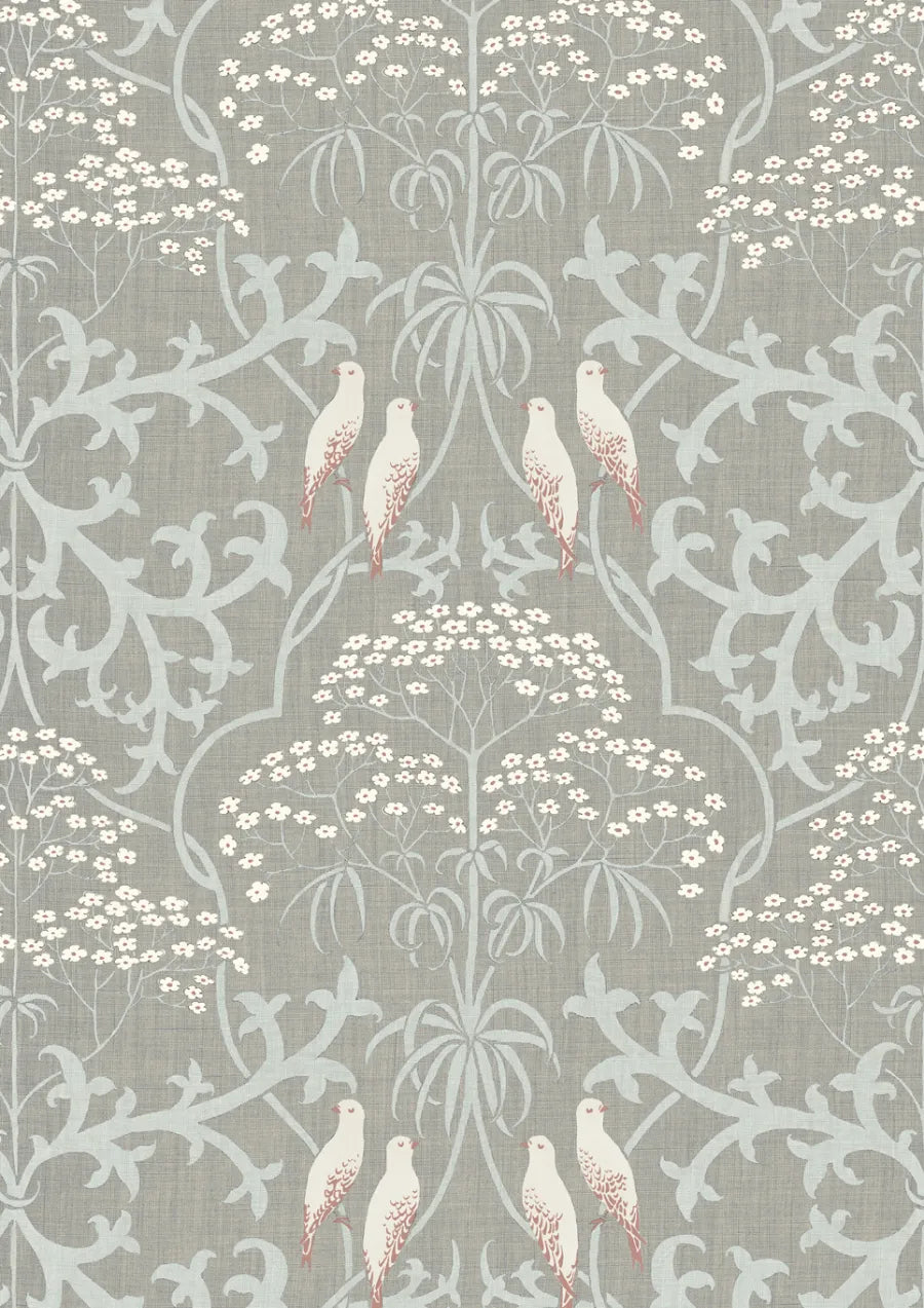 Lewis & Wood Bella Sugar Almond Made to Measure Roman Blinds – close-up
