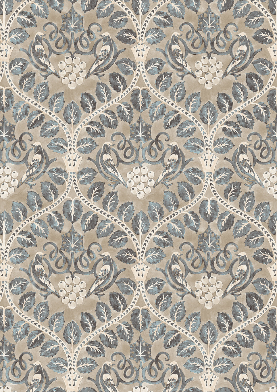 Lewis & Wood Berry Brothers Cola Made to Measure Roman Blinds – close-up