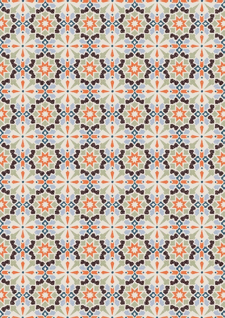Lewis & Wood Conway Nasturtium Made to Measure Roman Blinds – close-up