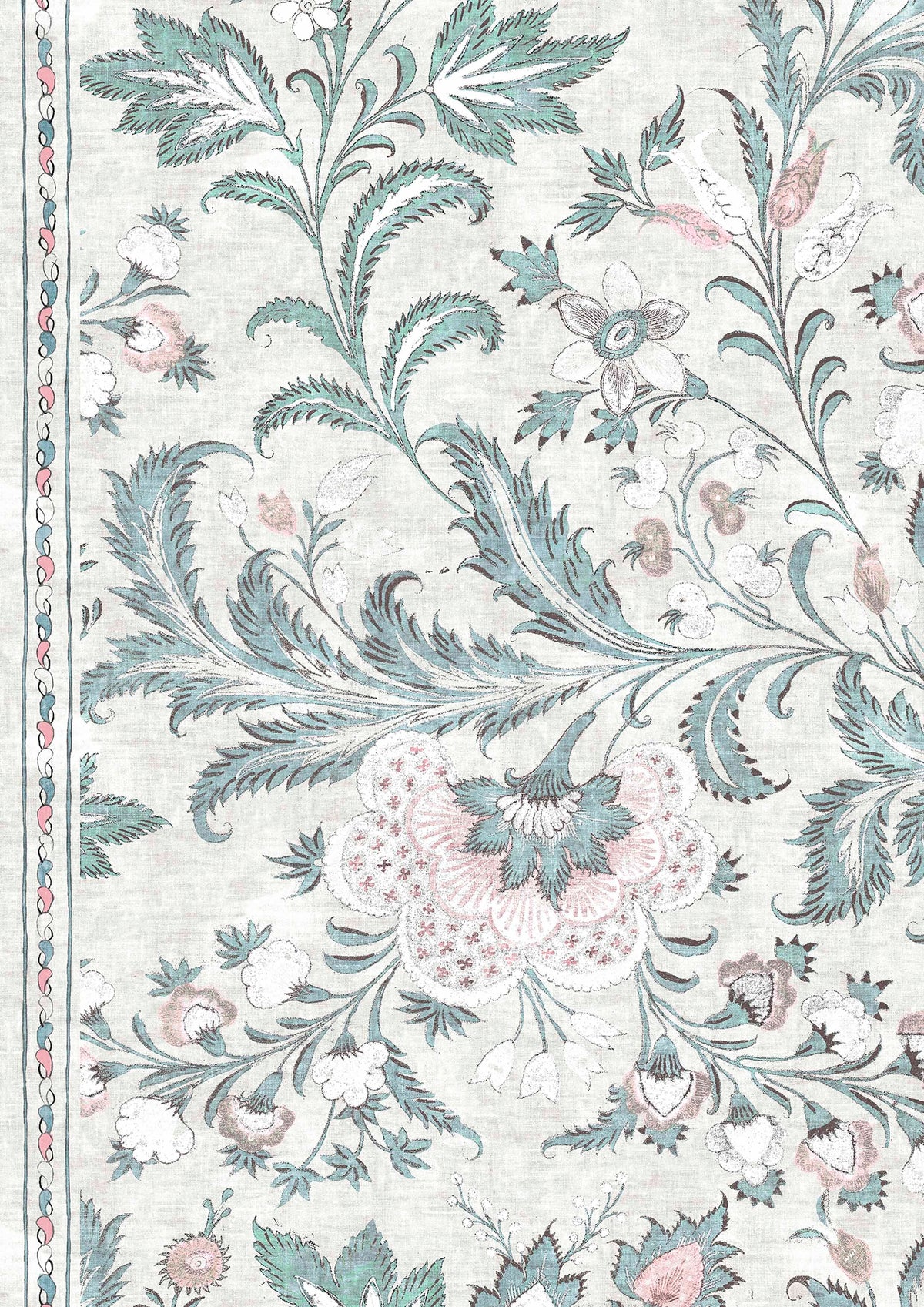Lewis & Wood Coromandel Ceramic Made to Measure Roman Blinds – close-up