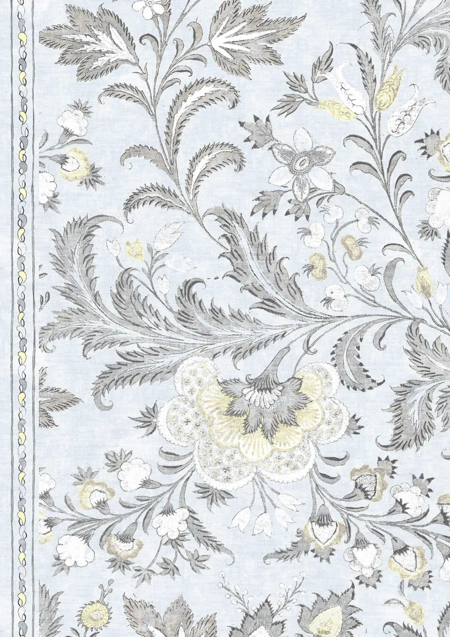 Lewis & Wood Coromandel Mimosa Made to Measure Roman Blinds – close-up