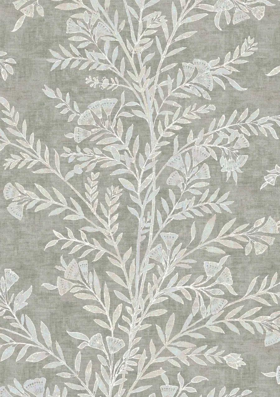 Lewis & Wood Fan Flower Opal Made to Measure Curtains – close-up