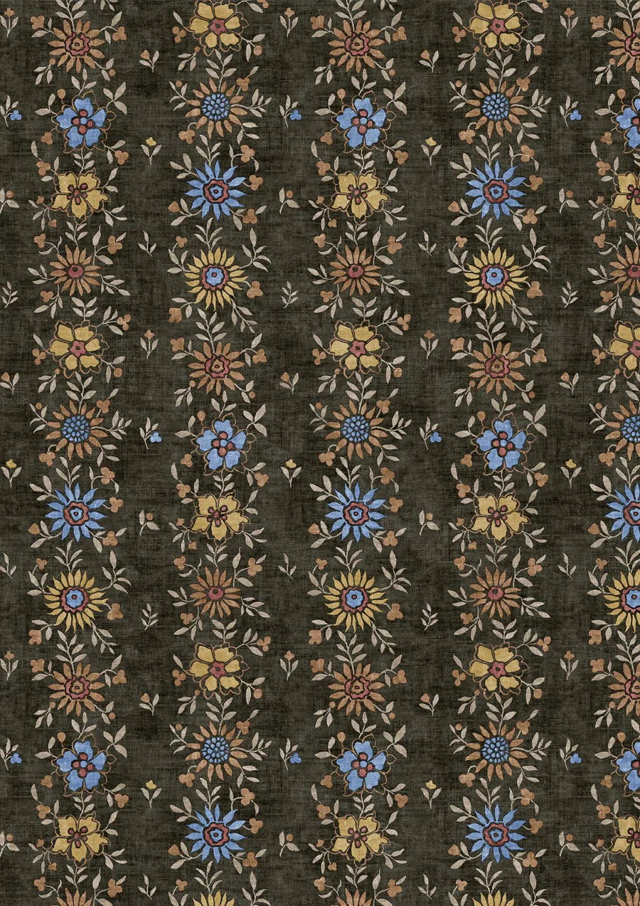 Lewis & Wood Freya Tobacco Made to Measure Curtains – close-up